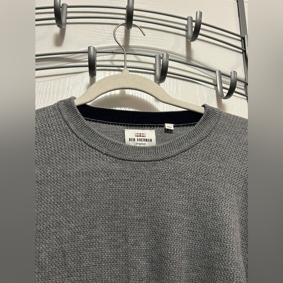 Ben Sherman Men’s Medium Crewneck Colorblock Sweater classic preppy - Picture 3 of 11
